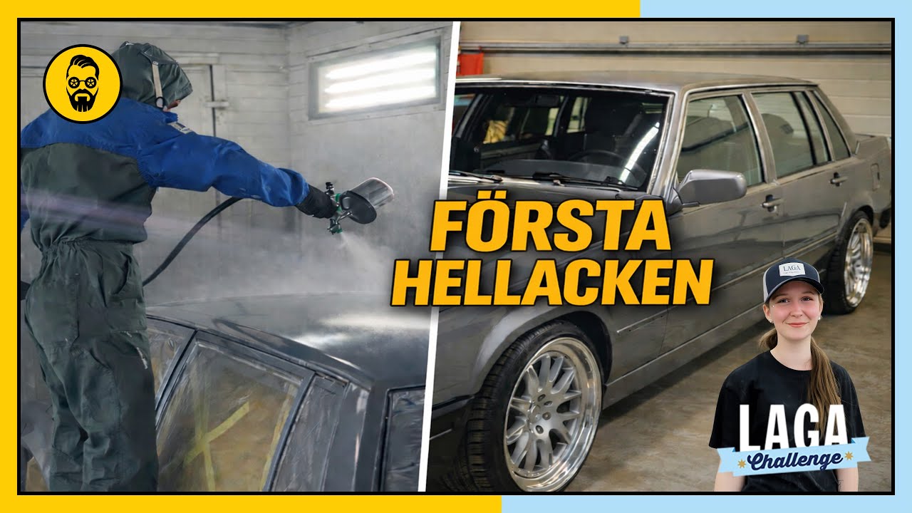 YouTube post by @motorkrantz for Laga. Caption reads: Då kör vi igen Laga Challenge II – del 4.
Idag får....