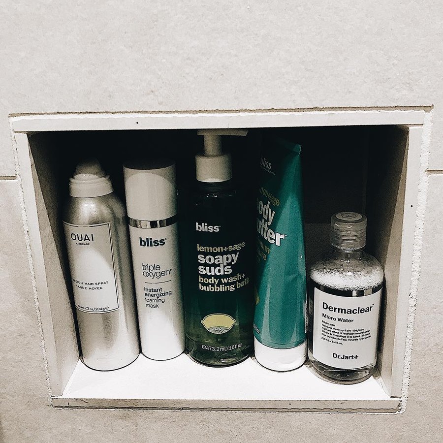 Instagram post by @marthasuch for Bliss World. Caption reads: [...] Bliss, it really brightens my skin.....