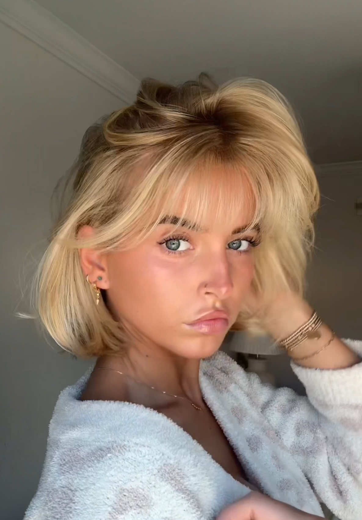 TikTok post by @kennadi.laine for Sebastian Professional. Caption reads: [...] losing volume thanks to #DarkOil from....