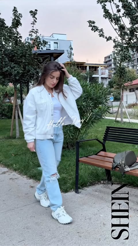 Instagram post by @mariam.n0zadze for collAble. Caption reads: [...] my BIO to explore @sheinofficial! 🛍️✨....