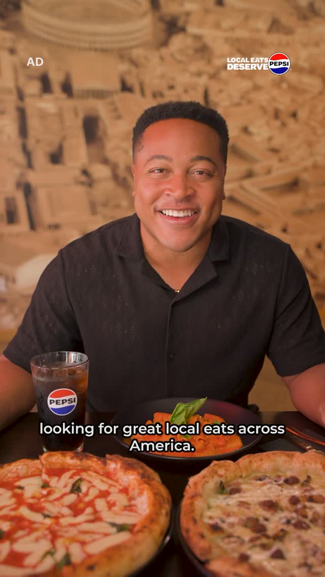 Instagram post by @latryguy for Eater. Caption reads: Today I teamed up with @eater & @pepsilocaleats to....