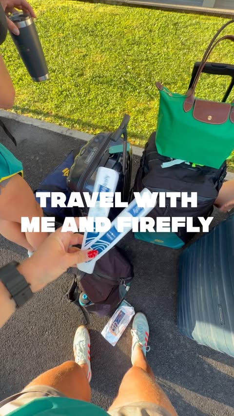 Instagram post by @sarahamarriott for Firefly Recovery. Caption reads: Travel with me and @fireflyrecovery #sponsored....