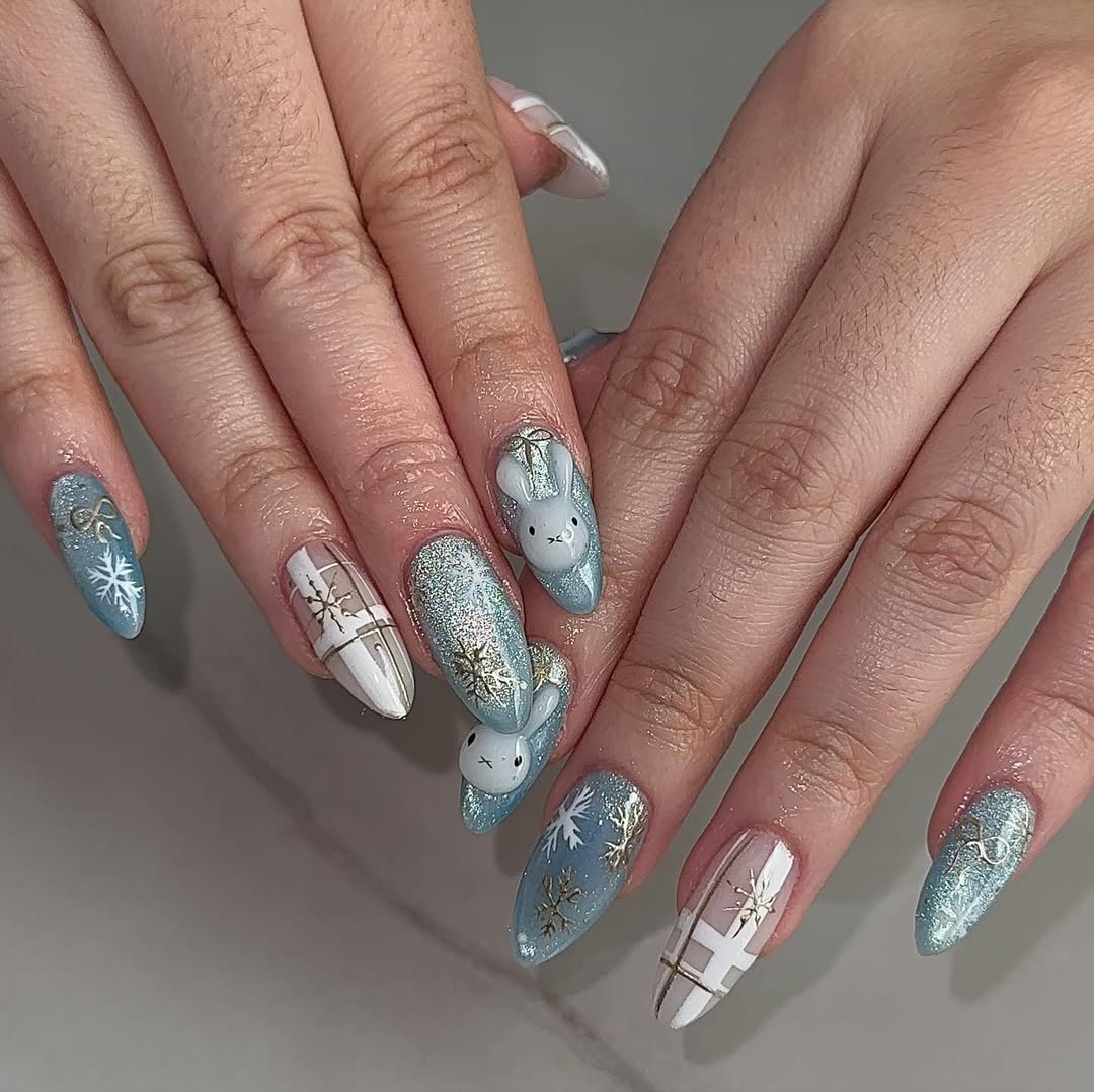 Instagram post by @nailssbynancy for VBeautyPure. Caption reads: [...] has me on a chokehold !!! @vbeautypure....
