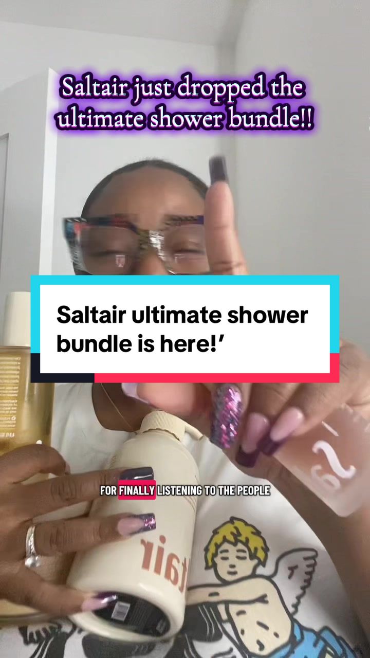 TikTok post by @simoneminggia for Saltair. Caption reads: @Saltair Body just gave us the ultimate [...].
