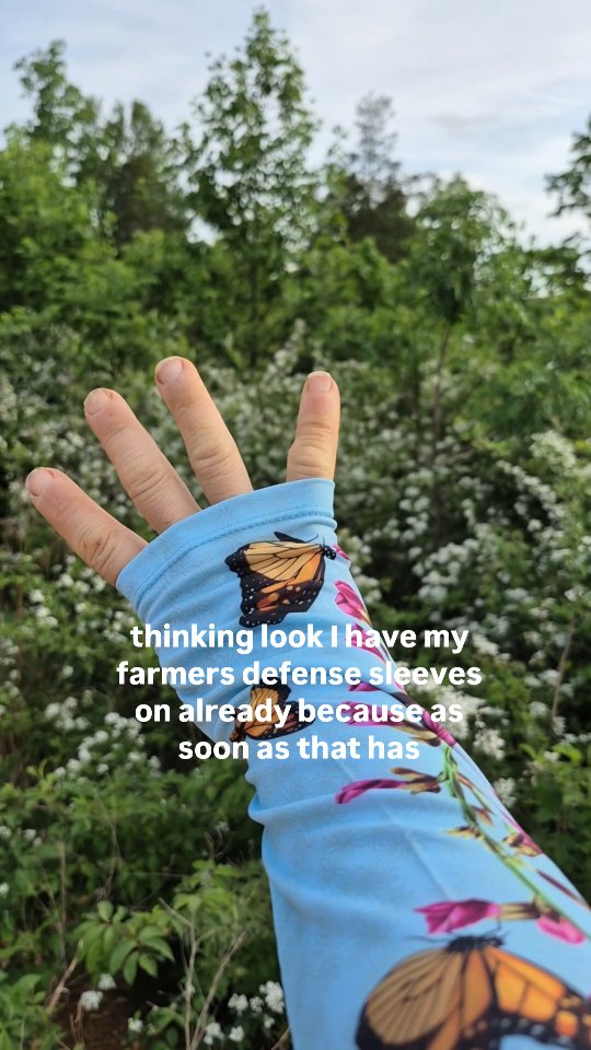 Instagram post by @farmerkatye for Farmers Defense. Caption reads: [...] patch that I explored it with my....