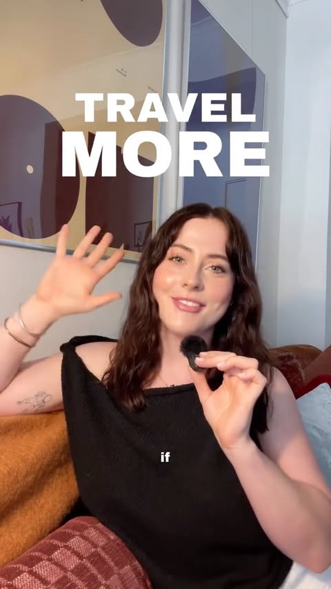 Instagram post by @lucymneville for Intrepid Travel. Caption reads: Travel really is my greatest joy, and I like to....