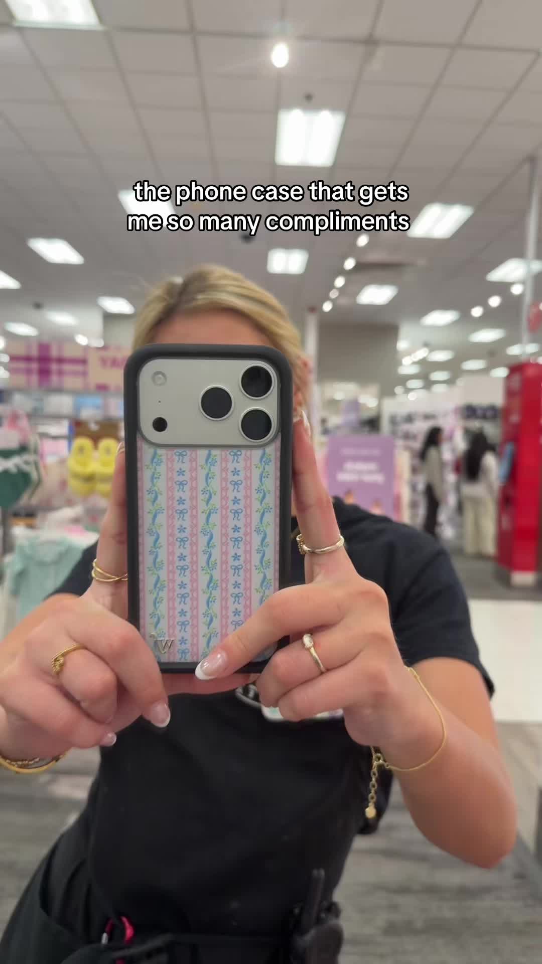 TikTok post by @hm01018 for Wildflower Cases. Caption reads: [...] #phonecase #wildflower #tiktokshop....
