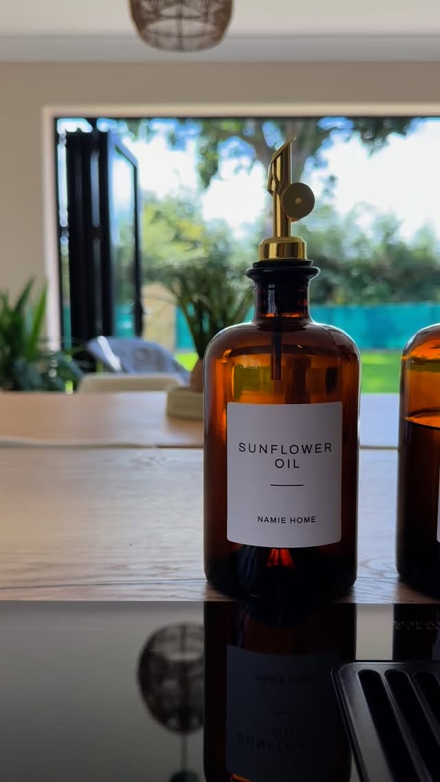 Instagram post by @athomeinsuffolk_ for NAMIE HOME. Caption reads: [...] with these gorgeous dispensers from....