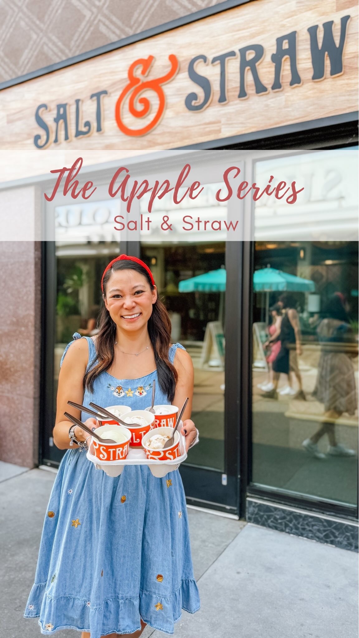 Instagram post by @a.magical.life.for.me for Salt & Straw. Caption reads: Salt & Straw’s Apple Series tastes like cozy [...].