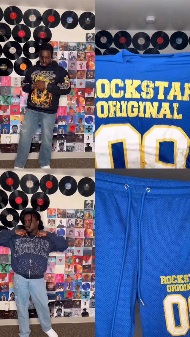 Instagram post by @all_eyez_on_trey for Rockstar Original. Caption reads: [...] your favorite😎🔥 Shop the looks....