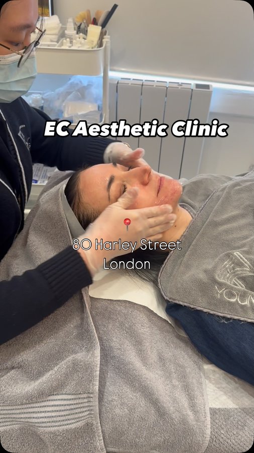 Instagram post by @beautifuleveryday_uk for EC Clinic London. Caption reads: I was very kindly invited to @ECClinicLondon in....