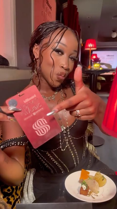 Instagram post by @iamniaivy for Billboard. Caption reads: #ad Where my girls at? 💅 Showed some love to my....