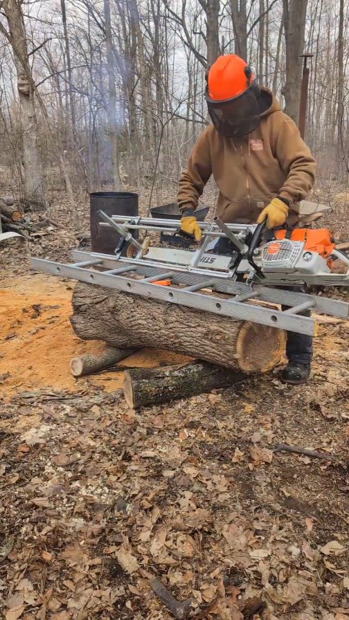 Instagram post by @ottawamilling for STIHL. Caption reads: [...] is also from granberg Chainsaw is the....