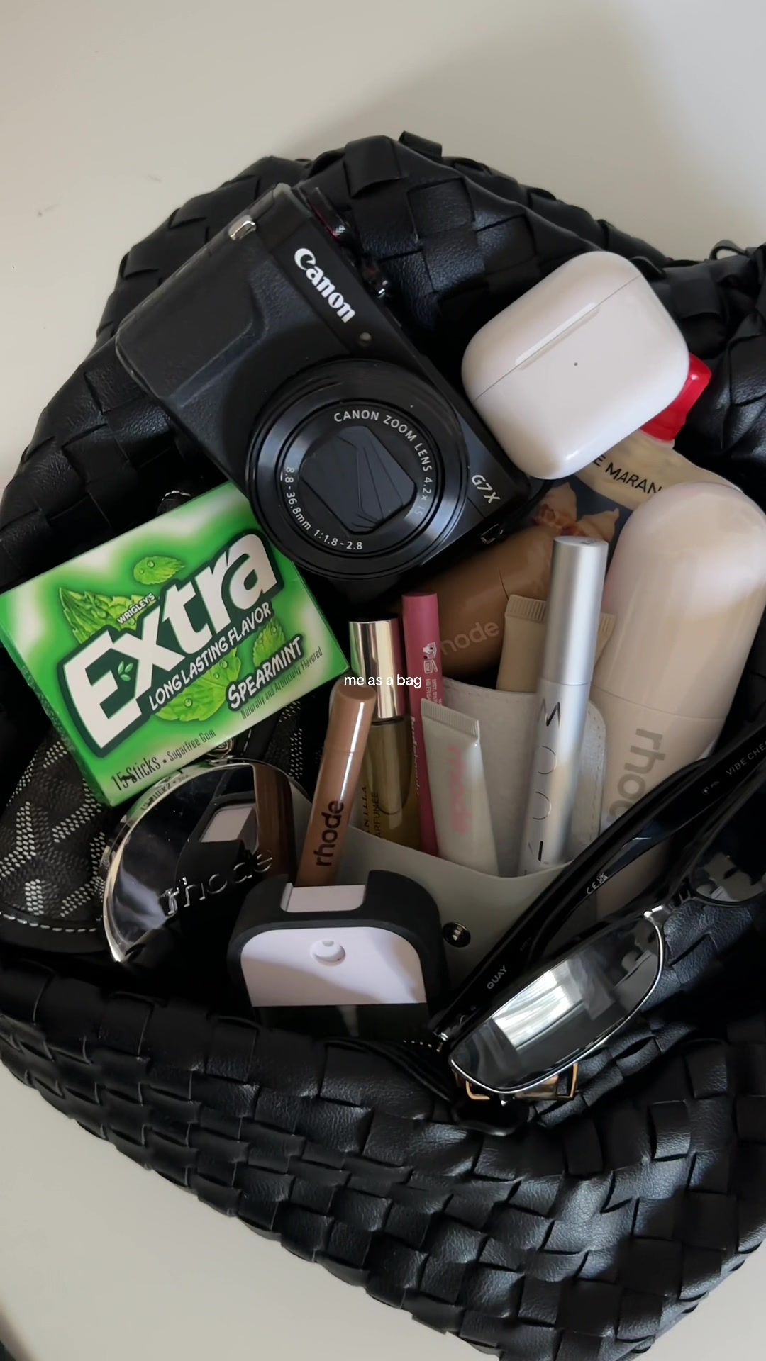 TikTok post by @addyson.cooley for MOON Oral Beauty. Caption reads: [...] been in my bag lately 🤍 gifted by Moon Oral....