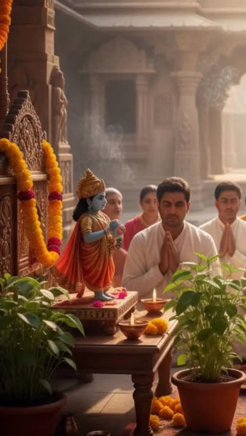 Instagram post by @6garvkharb for Sri Mandir. Caption reads: ✨Do not miss this Opportunity!! December 1st Marks....