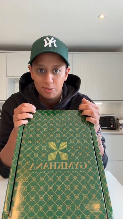 Instagram post by @whatnaveats for Gymkhana Fine Foods. Caption reads: Thank you @gymkhanafinefoods for an amazing gift.....