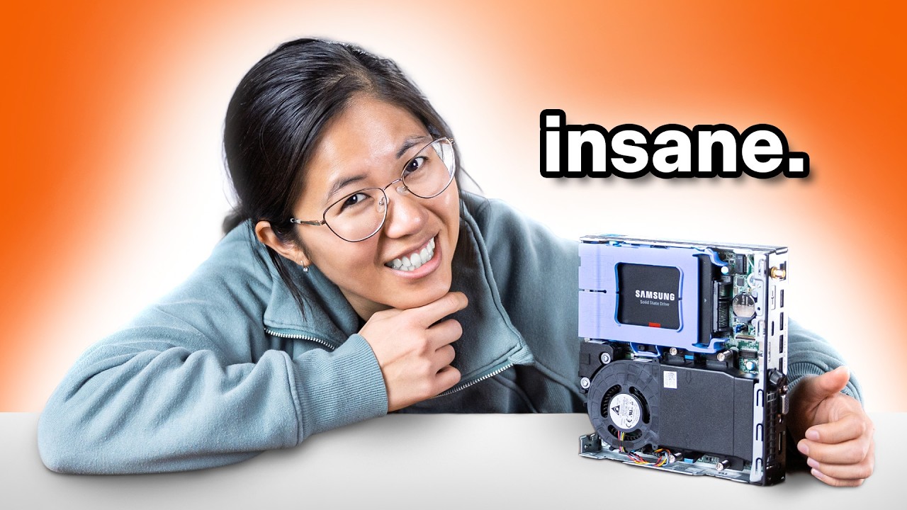 YouTube post by @SwitchandClickOfficial for Ugreen. Caption reads: this tiny $100 pc replaced every streaming service.