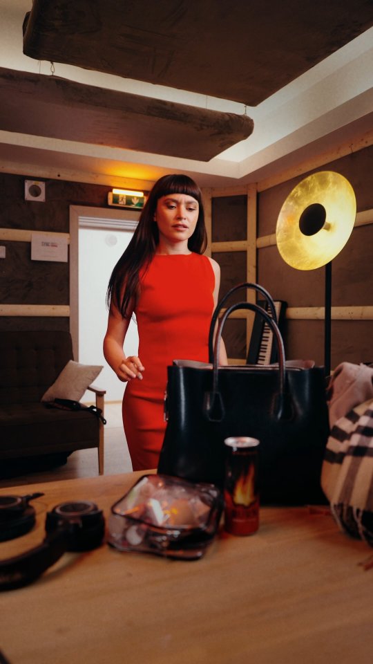 Instagram post by @irinarimes for Burn Energy Drink. Caption reads: Pe 27 septembrie, stiti deja ce se intampla!....