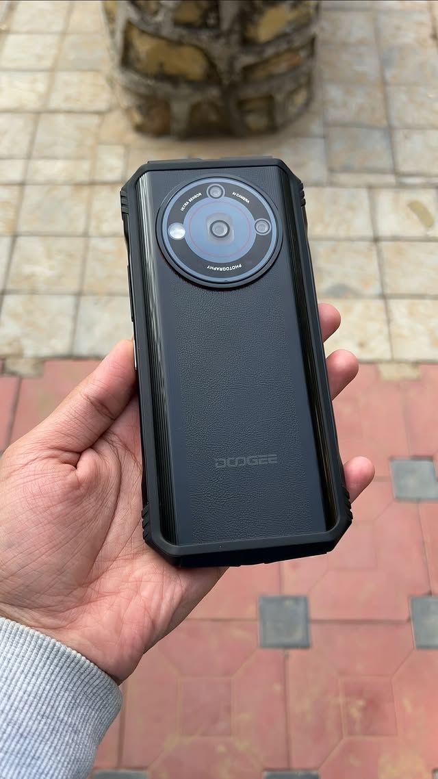 Instagram post by @techdroider for DOOGEE. Caption reads: [...] This Phone is a Monster This is the DOOGEE....