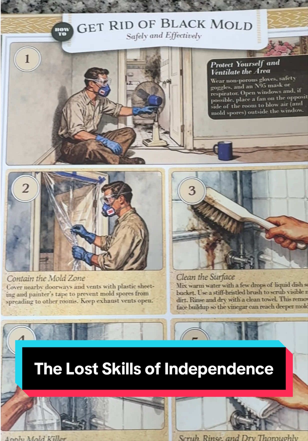 TikTok post by @graveyardgoonz for The Lost Skills. Caption reads: [...] #peopleskills #diy #selfsufficient @The Lost....