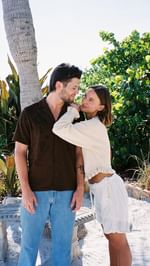 Instagram post by @haileypolk for ALOHA Collection. Caption reads: Let’s go to the beach @alohacollection....