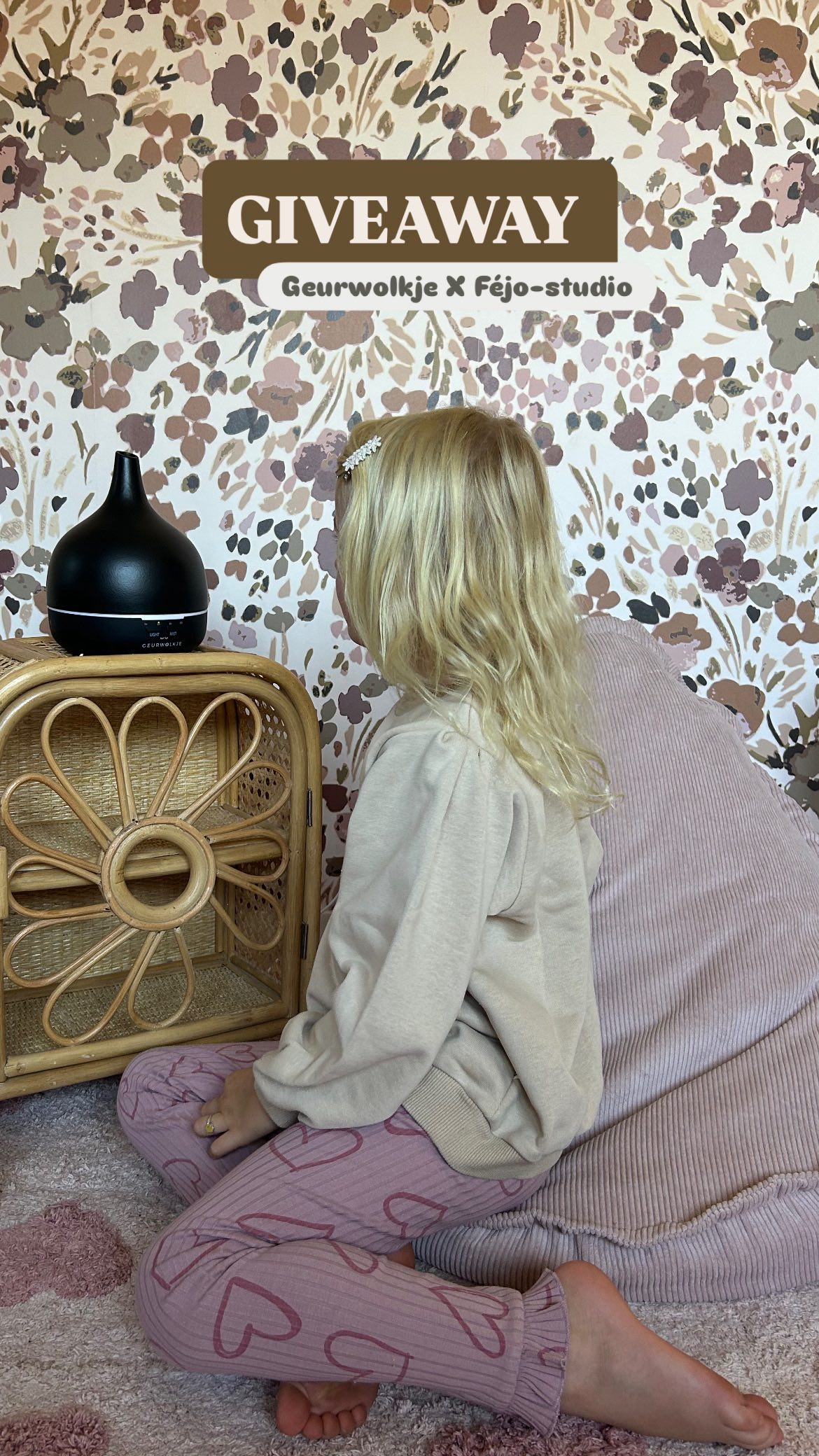 Instagram post by @huisje35fryslan for Geurwolkje. Caption reads: ✨GIVEAWAY✨

Dit is wel echt een mega winactie,....