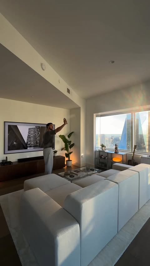 Instagram post by @xterrencebjr for Cozey. Caption reads: [...] #sponsored 

I chose the Atmosphere from....