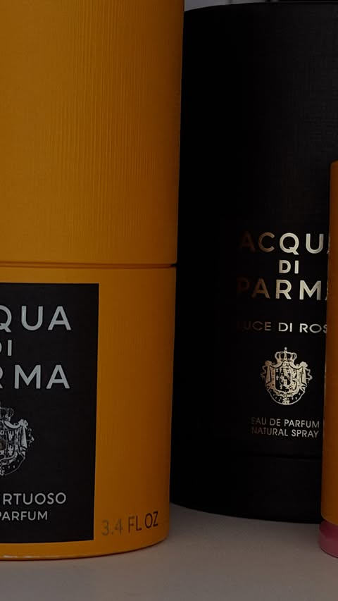 Instagram post by @cocoweekend for Acqua di Parma. Caption reads: [...] boyfriend ✨💛🍂 New fragrance from....