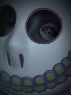 TikTok post by @porcelaindoll13 for Jeffree Star Cosmetics. Caption reads: [...] Oggie Boogie Boys 👻 Eyehsadow @Jeffree Star....