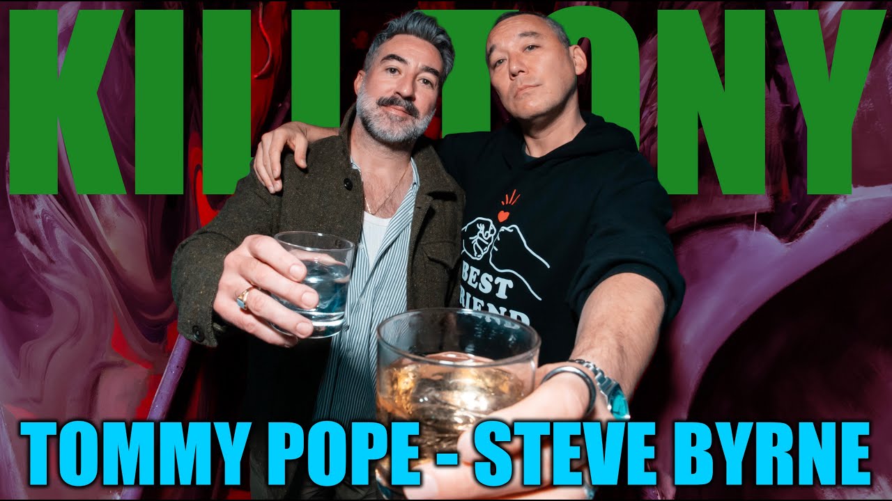 YouTube post by @KillTony for Talkspace. Caption reads: KT .