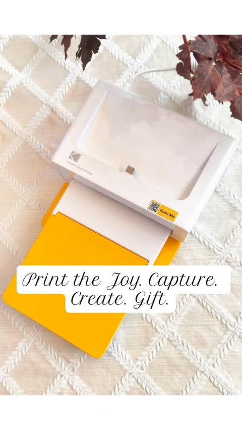 Instagram post by @i.amteddythedoodle for Kodak Photo Printer. Caption reads: This year, I wanted to give Teddy a gift he could....