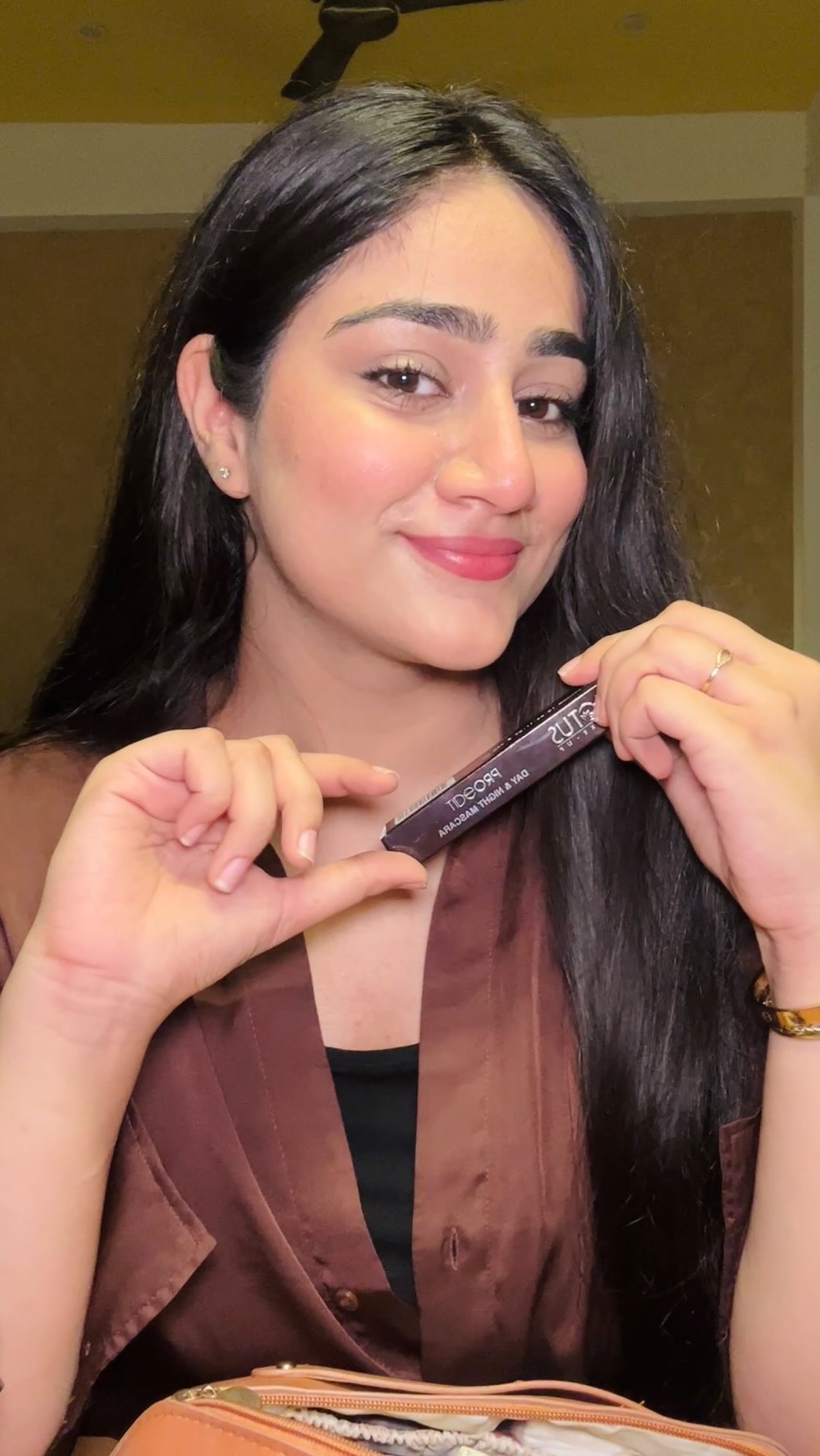 Instagram post by @saaraimran for Lotus Herbals. Caption reads: One wand, two moods. Are you ready to level up....