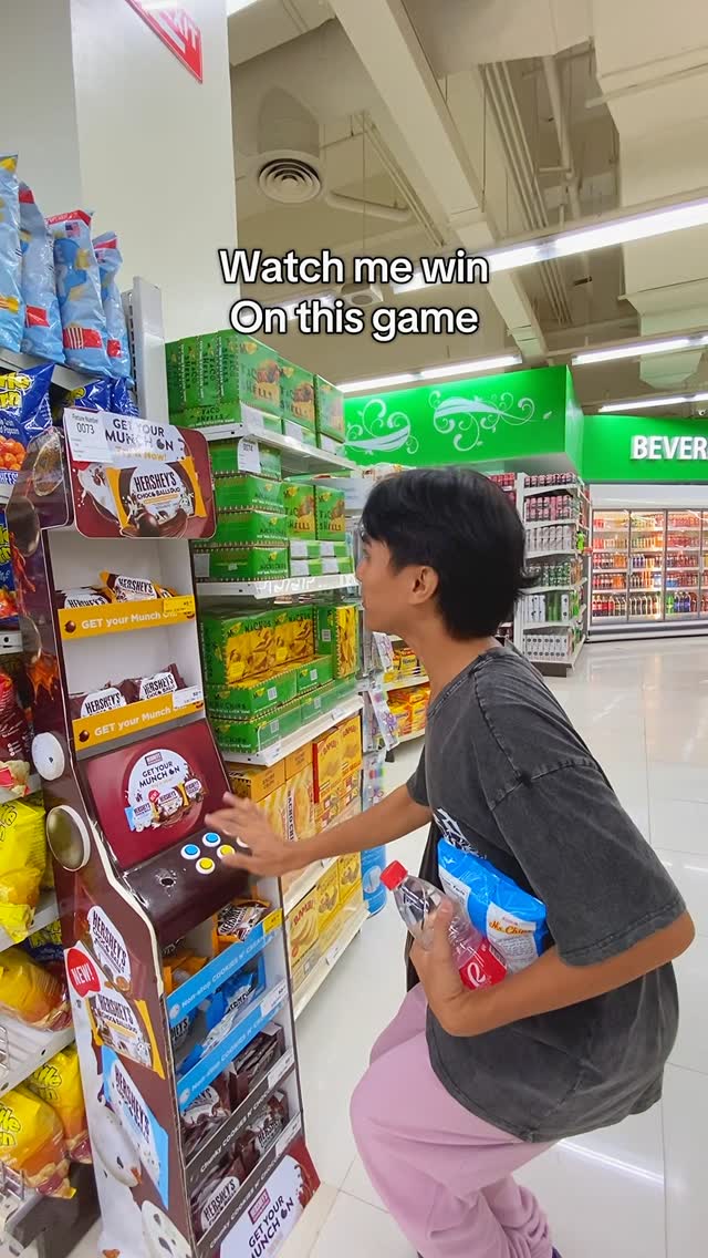 Instagram post by @hot_kitty31 for Hersheyland. Caption reads: @hersheys where’s my prize? #POV #meme #skit #game....