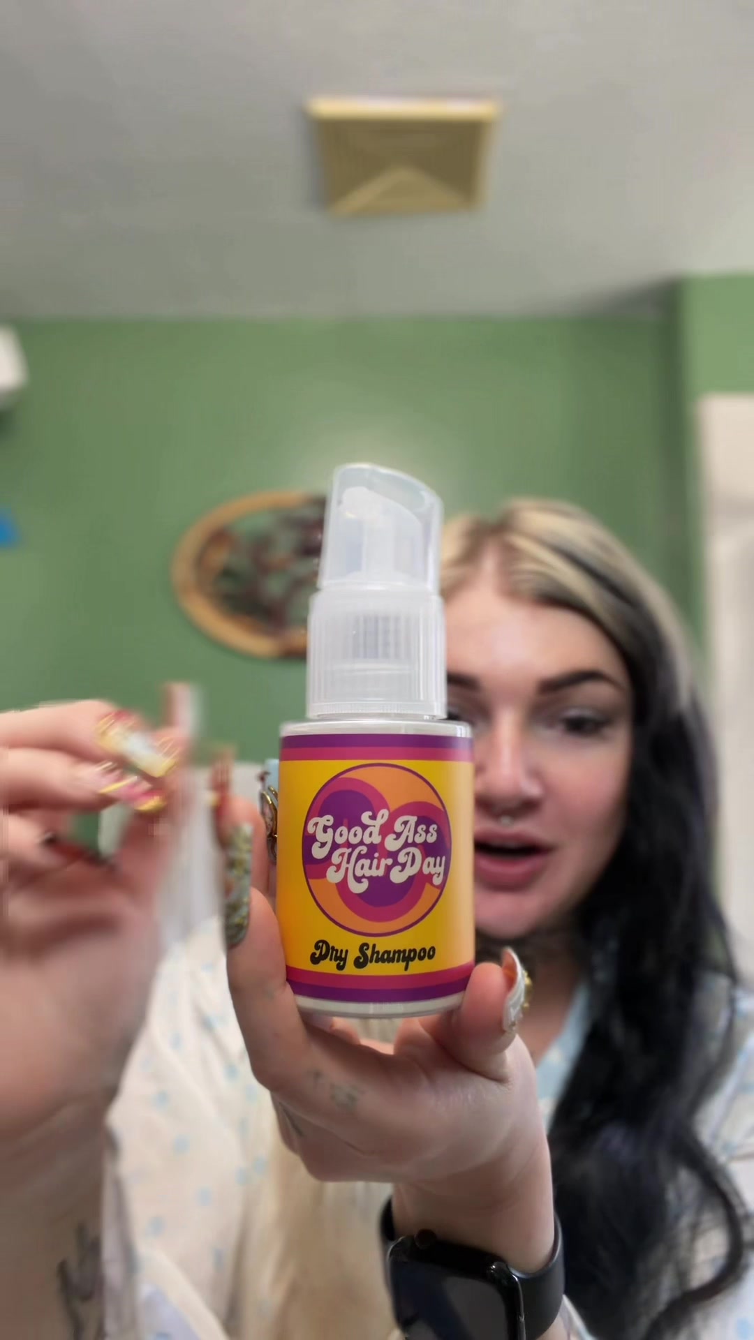 TikTok post by @kelseyteneal for Good Ass Hair Day. Caption reads: @Good Ass Hair Day-Katelynn.