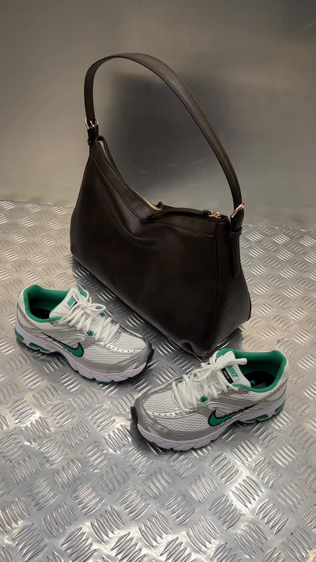 Instagram post by @olivesimpsonx for Office Shoes. Caption reads: [...] my new air max moto 2k trainers from....