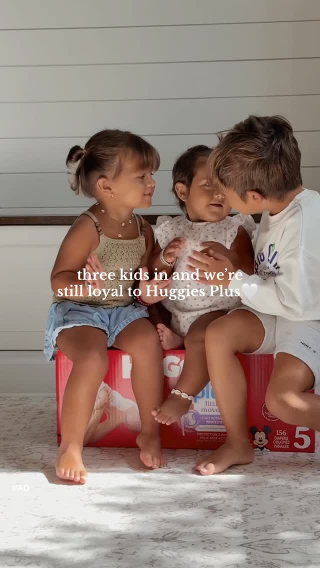 Instagram post by @fabiolamillican for Costco. Caption reads: #ad three chunky babies later and still our diaper....
