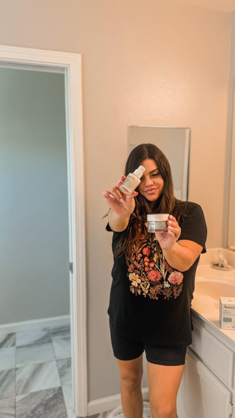 Instagram post by @haleymartinoxo for Aveeno. Caption reads: [...] Get up to $5 OFF on participating Aveeno®....