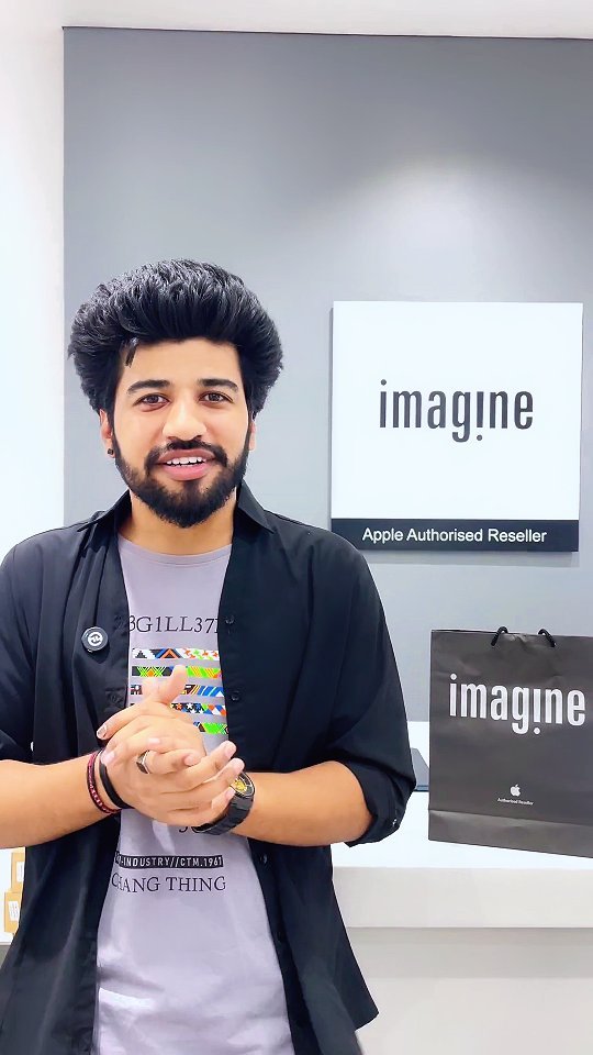 Instagram post by @jordan_sonike for Imagine Apple Premium Partner. Caption reads: Welcome the season of savings at Imagine!....