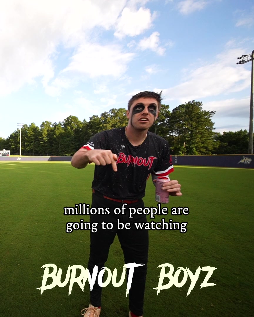 TikTok post by @college_burnout for Smackin' Sunflower Seeds. Caption reads: Thank to all of our 2025 sponsors @The Burnout....