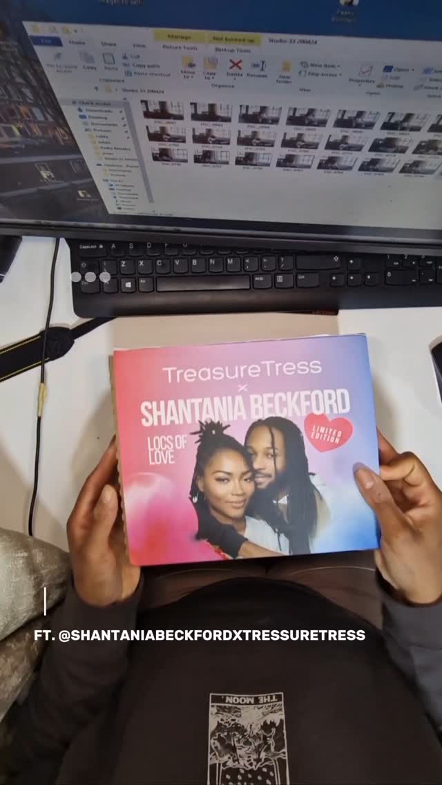 Instagram post by @shantaniabeckford for Dark and Lovely. Caption reads: I couldn't wait to wash my hair when I received....