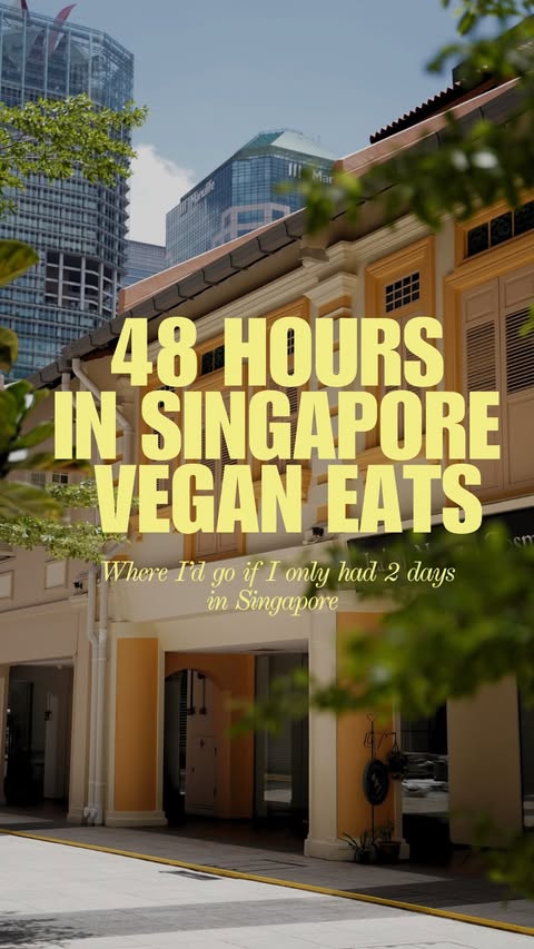 Instagram post by @ambasmiles for Visit Singapore. Caption reads: [...] Sauté 🌱Kind Kones @visit_singapore....