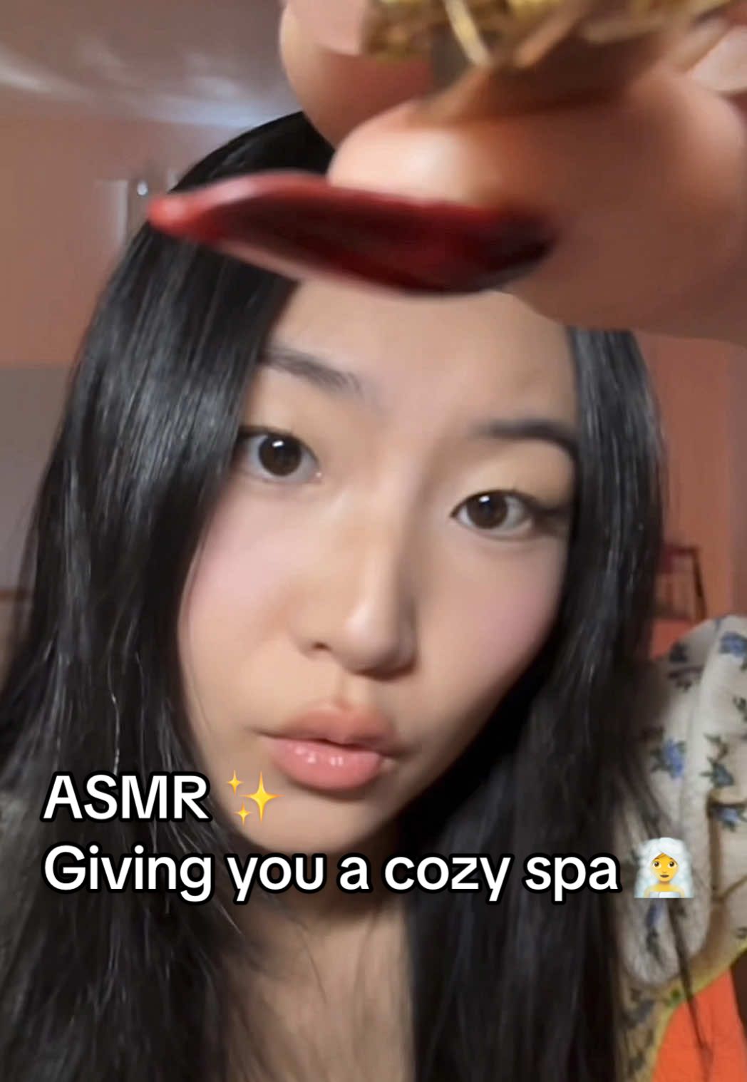 TikTok post by @ying_asmr for DDG Beauty. Caption reads: [...] with Ying✨🧖‍♀️ cleansing balm from @ddg....