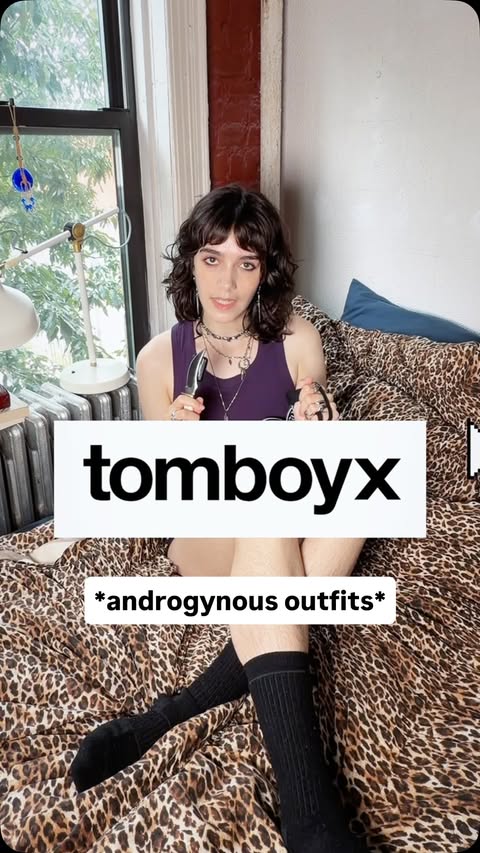 Instagram post by @irisolympia for TomboyX. Caption reads: use “IRIS15” for 15% off @tomboyx 🪩🍄🙂‍↕️ TAGS:....