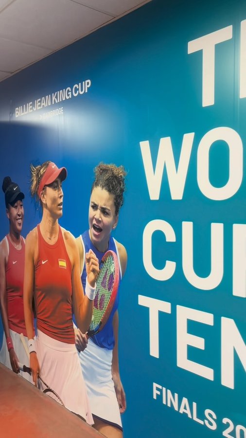 Instagram post by @veroboquete for Parity. Caption reads: A day at the @billiejeankingcup by....