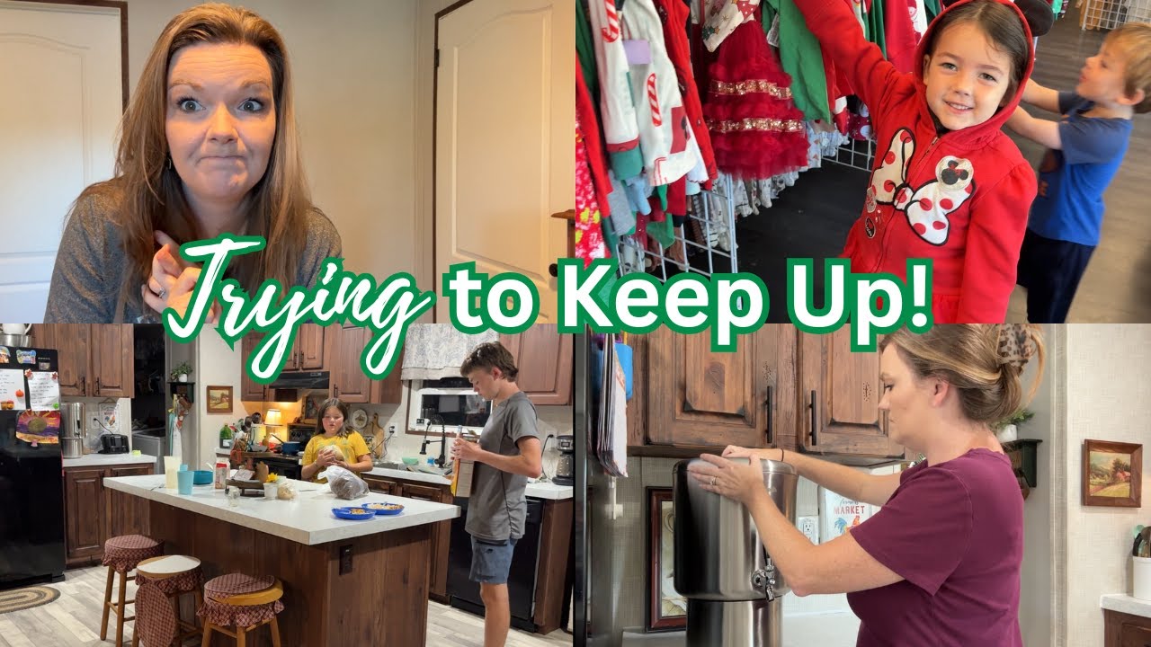 YouTube post by @fieldsfullhouse for Glacierfresh. Caption reads: Trying to Do It All… Mom Life with 11 Kids! |....