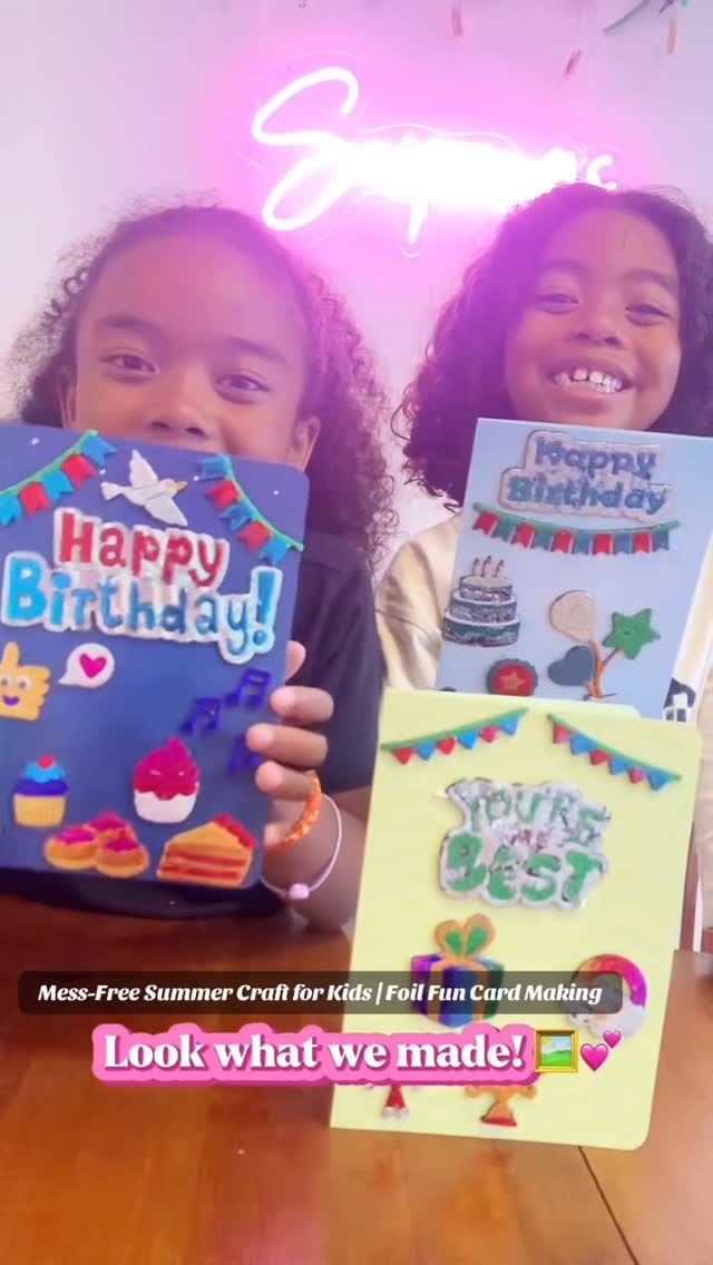 Instagram post by @mama.regz_ for Wire PR. Caption reads: AD | Shiny Summer Craft ✨
Keeping the kids busy....