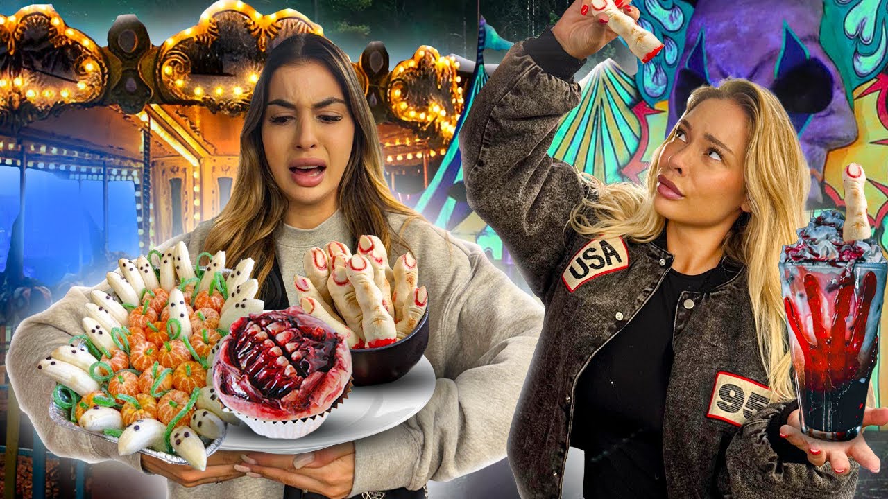 YouTube post by @DeryaDincer1 for Bjorn Borg. Caption reads: SYÖTIIN JOKAISESSA KAUHU HUVIPUISTON RAVINTOLASSA....