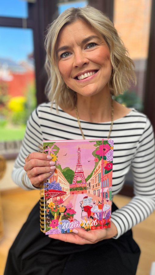 Instagram post by @kellylouise398 for So Typical Me. Caption reads: [...] new academic diary for 2025-2026 from....