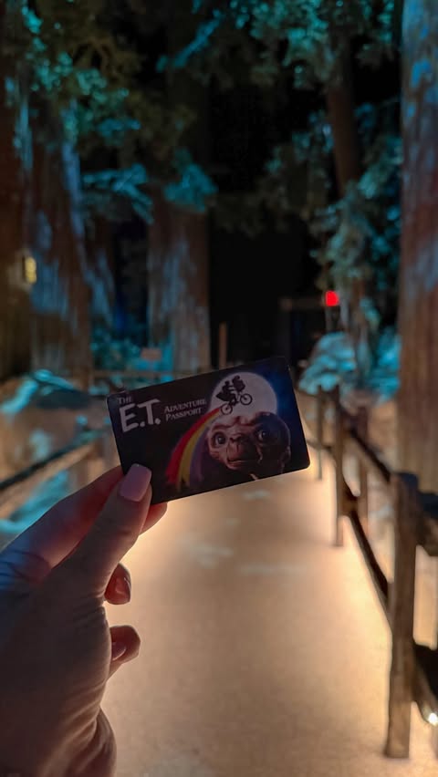 Instagram post by @pixieplanner_ for Universal Orlando Resort. Caption reads: Ad Is E.T Adventure your favourite ride at....