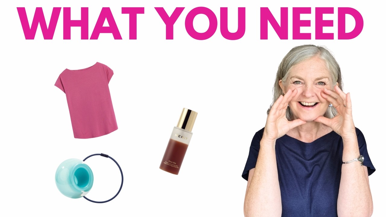 YouTube post by @Myover50fashionlife for Chāmpo Haircare. Caption reads: Use code CLEANSER for early access to MERIT's new....